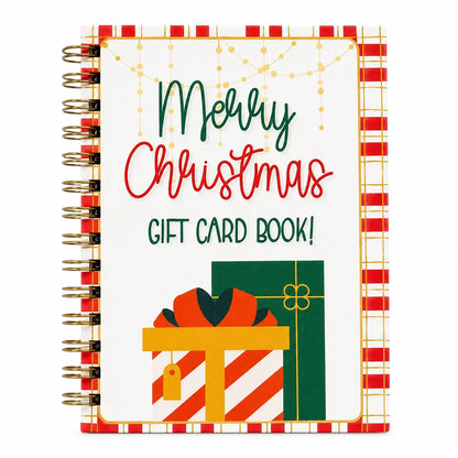 🎁70% OFF!!!-Ready for Christmas!🎅Christmas Gift Card Book, DIY Spiral-Bound Christmas Gift Card Holder Book🎁Personalized Xmas Gifts for Family, Festive & Party Supplies
