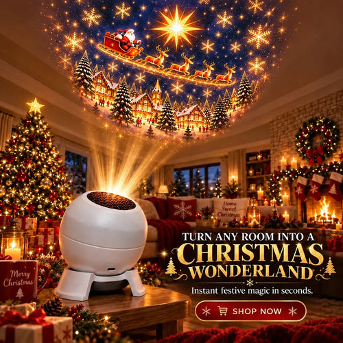 🔥HOT SALE 49% OFF -🎄 Magical Christmas Projection Night Light – Transform Any Room Into A Holiday Wonderland