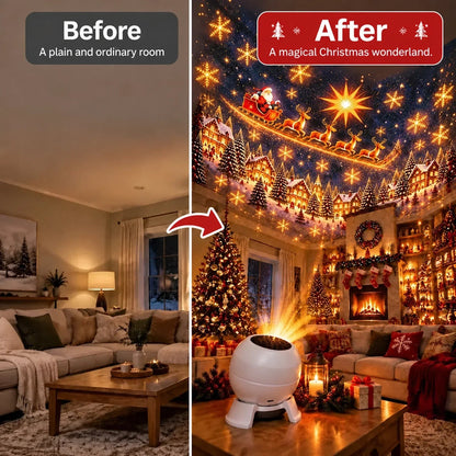 🔥HOT SALE 49% OFF -🎄 Magical Christmas Projection Night Light – Transform Any Room Into A Holiday Wonderland