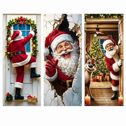 🔥Last Day Promotion 60% OFF💥2026 Christmas Front Door Decoration Cover