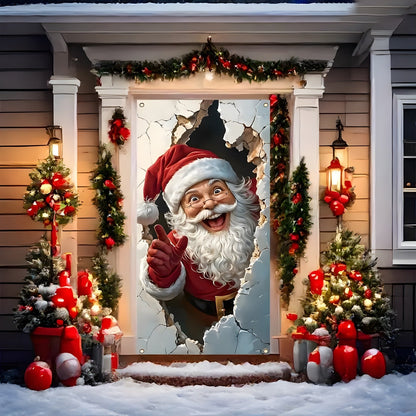 🔥Last Day Promotion 60% OFF💥2026 Christmas Front Door Decoration Cover