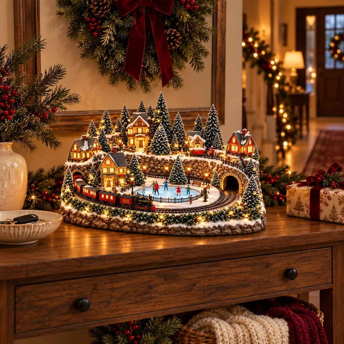 🔥 Lighted & Animated Christmas Village Collection-✨Same as the video