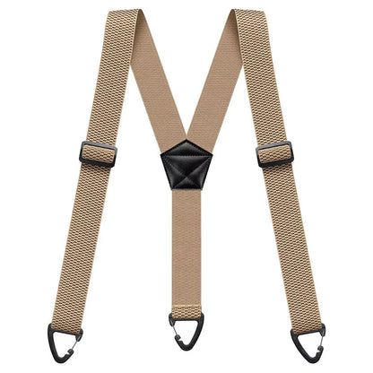 Men's X-Back Suspenders with Hook Clips
