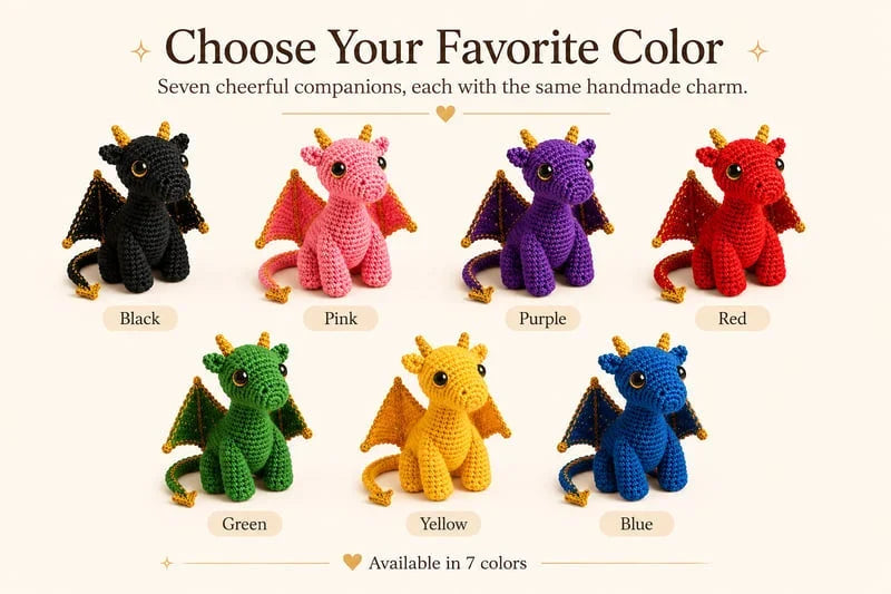 🐲💕emotional Support Dragon Pocket Buddy