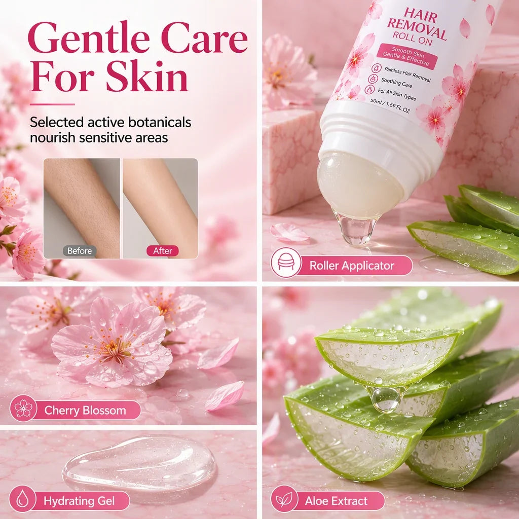 Gentle Smooth Roll-On Body Hair Removal