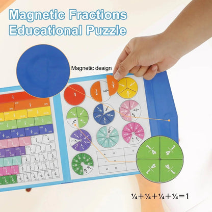 🧠Magnet Montessori Fraction Puzzle✨
