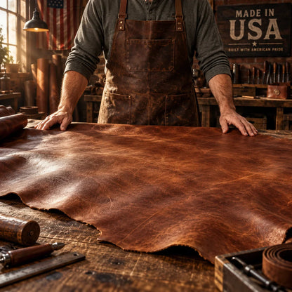 🔥 Handmade Full-Grain Buffalo Leather Belt – Built to Last