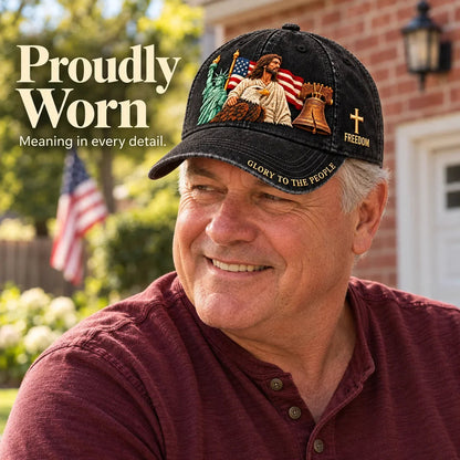✝️🇺🇸 Faith & Freedom American Heritage Cap