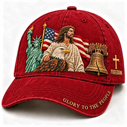 ✝️🇺🇸 Faith & Freedom American Heritage Cap