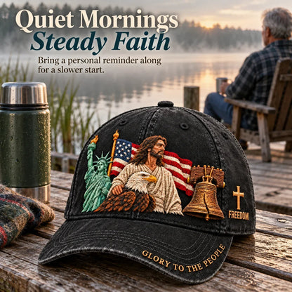 ✝️🇺🇸 Faith & Freedom American Heritage Cap