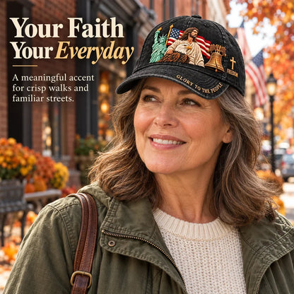 ✝️🇺🇸 Faith & Freedom American Heritage Cap