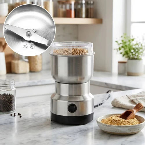 🌿high-speed Stainless Steel Grain Grinder