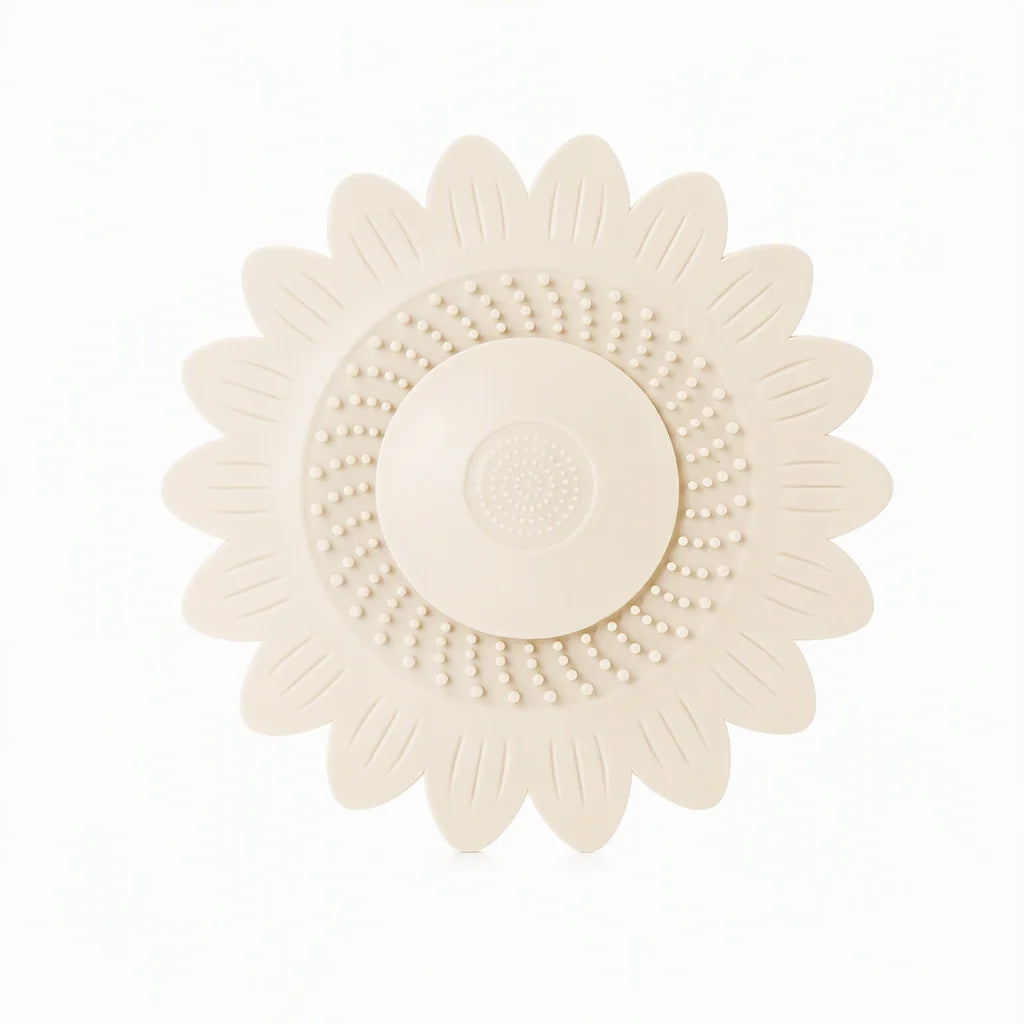 Anti-Odor Bathroom Drain Silicone Sunflower Cover Anti-Backflow