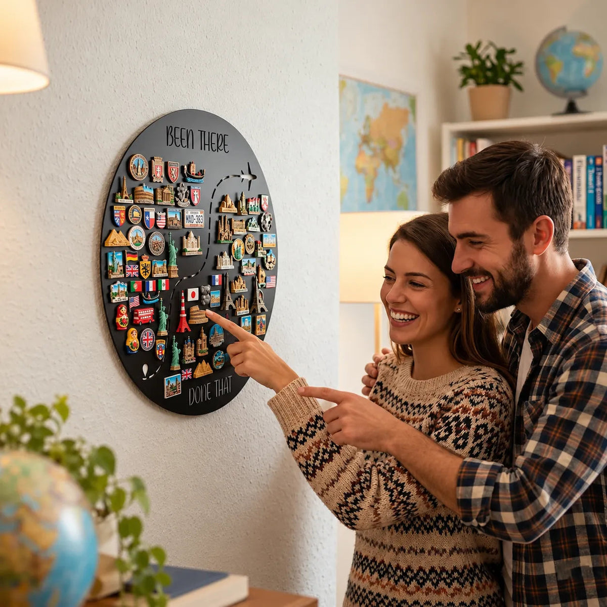 ✈️ Travel Memories Magnet Board – Display the Places You Love