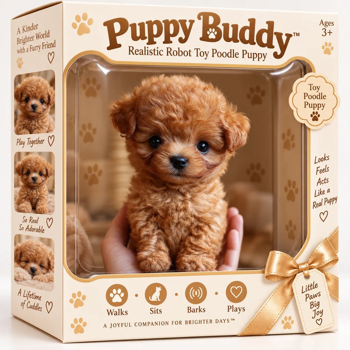🐾 Little Buddy™ Realistic Interactive Pet Companion – Choose Your Favorite