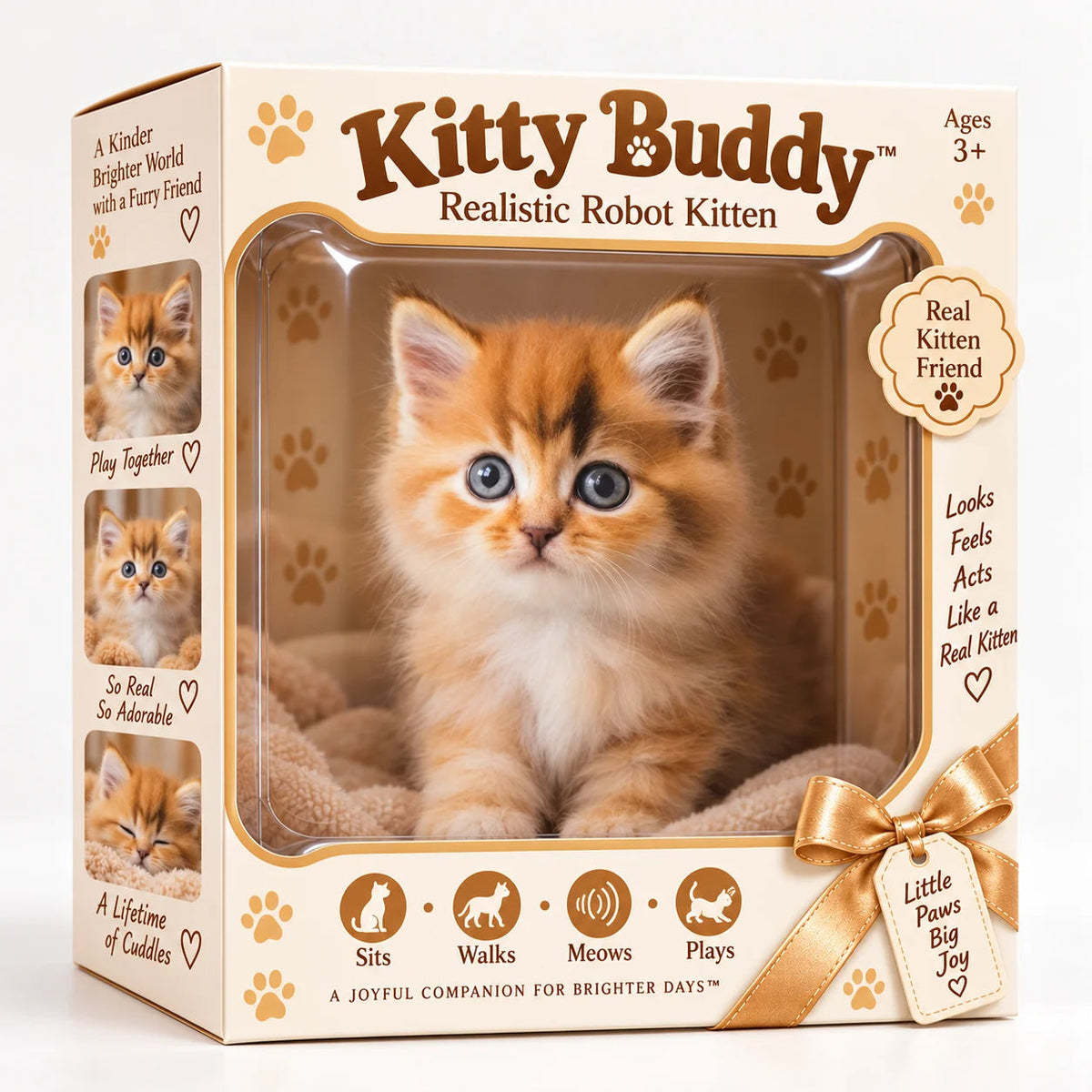 🐾 Little Buddy™ Realistic Interactive Pet Companion – Choose Your Favorite