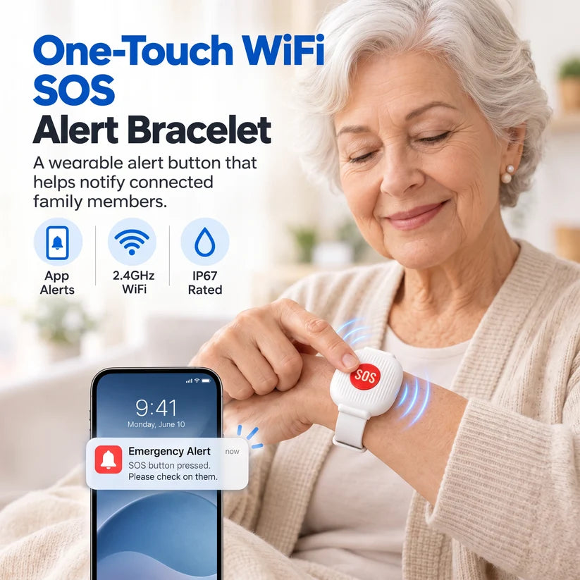 ❤️Emergency Bracelet with SOS Button for Seniors