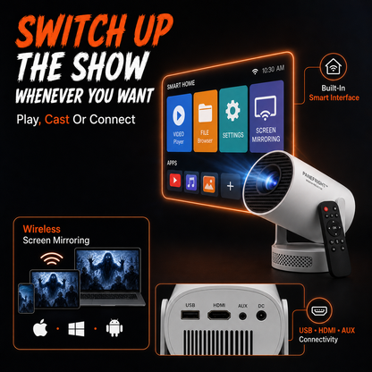 👻New Halloween window projector
