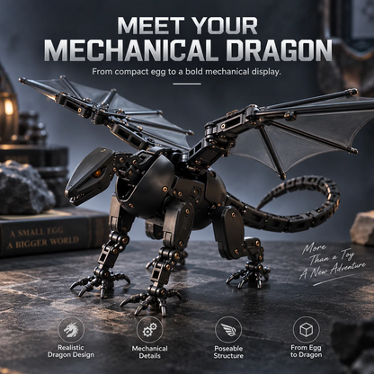 🔥 LAST DAY 50% OFF 🔥 🥚🐉 DragonMorph™ – Transforming Egg-to-Dragon Mechanical Toy | Epic Futuristic Dragon Gift