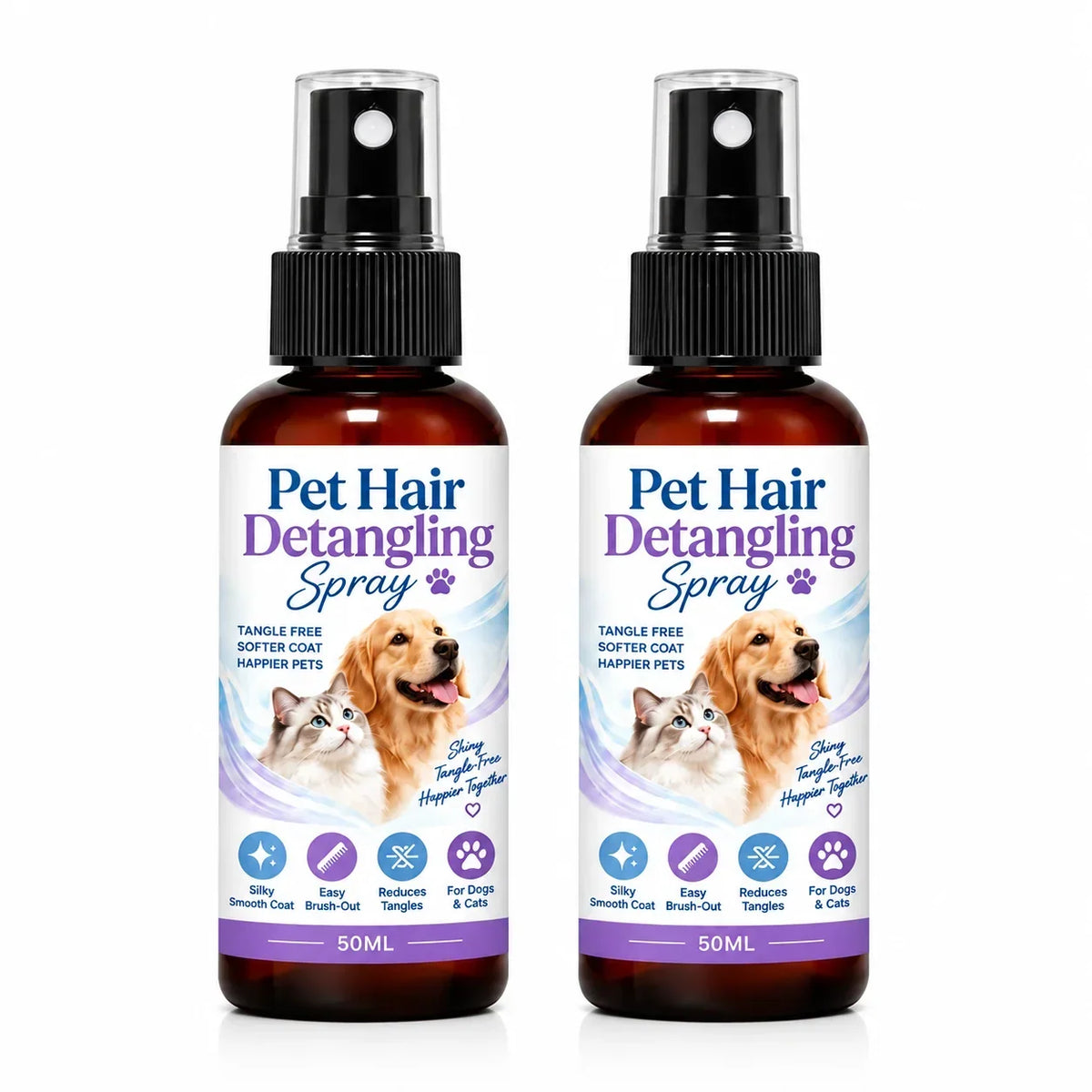 🐾 Ontklit- en verzorgingsspray voor huisdieren