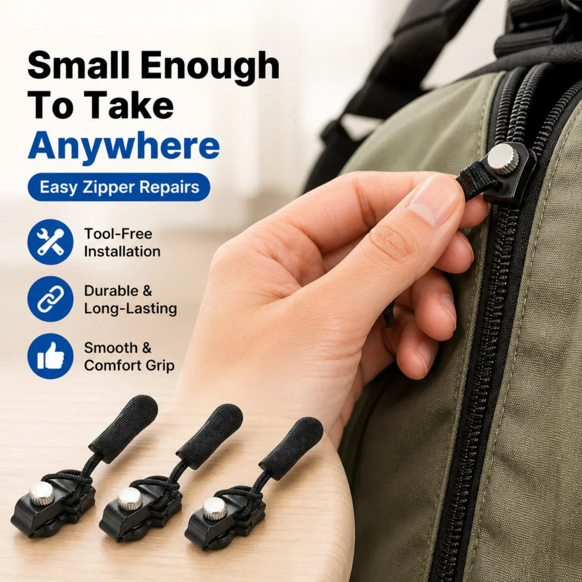 🔧 Universal Zipper Repair Tool | Instant Fix for Broken Zippers