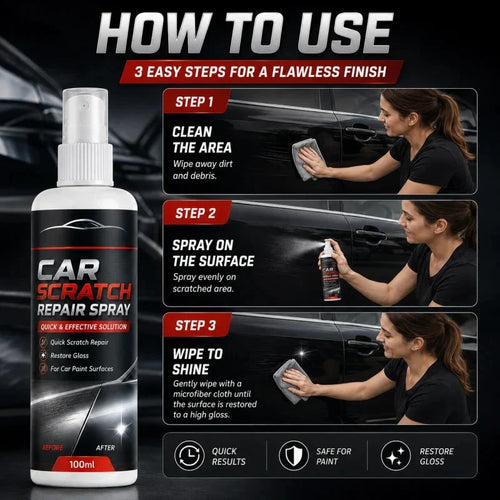 🥳2026 HOT SALE🥳💞50K+ SOLD!🚗✨ 50% OFF! Universal Car Scratch Repair Spray – Erases light scratches, swirl marks & scuffs fast. No body shop needed – restore your car’s gloss in minutes! 🛡️💨