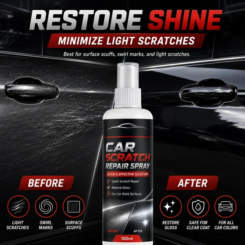 🥳2026 HOT SALE🥳💞50K+ SOLD!🚗✨ 50% OFF! Universal Car Scratch Repair Spray – Erases light scratches, swirl marks & scuffs fast. No body shop needed – restore your car’s gloss in minutes! 🛡️💨