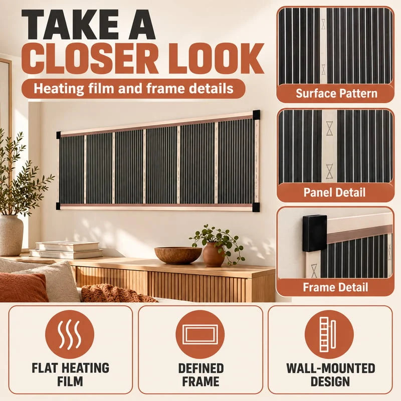 🏠Last Day 49% OFF🔥 Far-Infrared Ceramic Wall Heater – Fast Warmth, Quiet Comfort