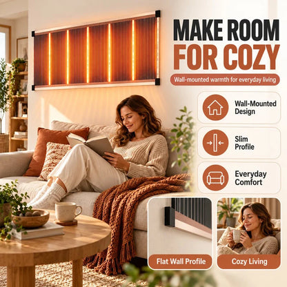 🏠Last Day 49% OFF🔥 Far-Infrared Ceramic Wall Heater – Fast Warmth, Quiet Comfort