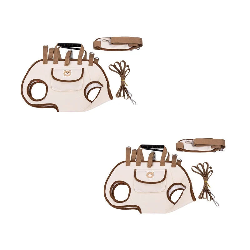 🐶2-in-1 Portable Breathable Pet Carrierk