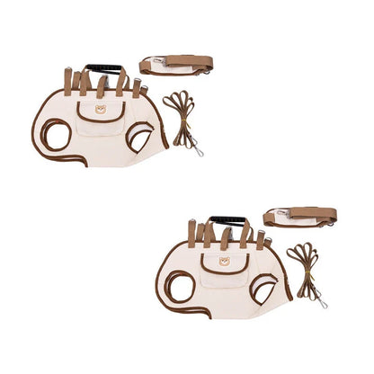 🐶2-in-1 Portable Breathable Pet Carrierk