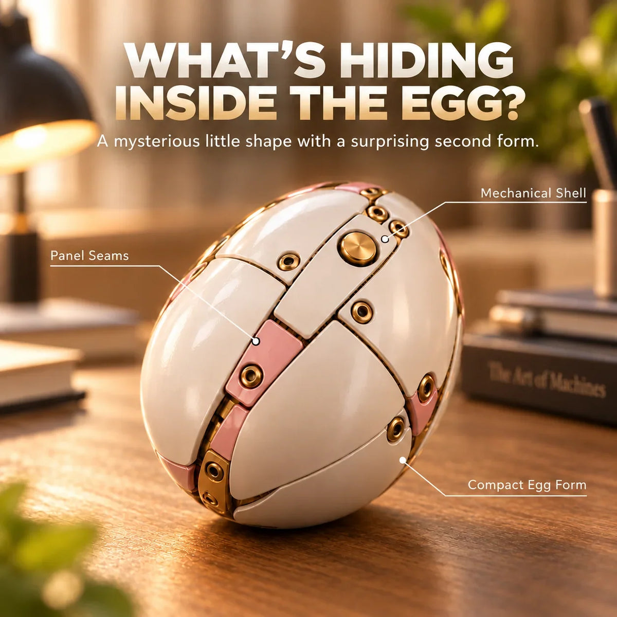 🦄 2-in-1 Transforming Mechanical Unicorn Egg – Winged Fantasy Figure🚚