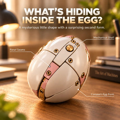 🦄 2-in-1 Transforming Mechanical Unicorn Egg – Winged Fantasy Figure🚚