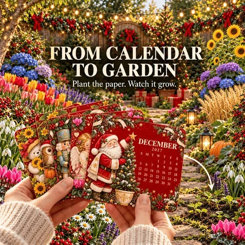 🎄🗓️ Christmas Limited-Edition-49% OFF — 🪴✨ 2027 Eco-Friendly Plantable "Eternal" Seed Calendar