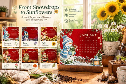 🎄🗓️ Christmas Limited-Edition-49% OFF — 🪴✨ 2027 Eco-Friendly Plantable "Eternal" Seed Calendar