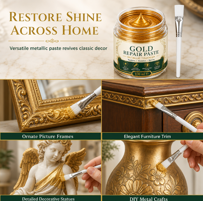 ✨ Metallic Gold Refinishing Paste – Restore Shine & Refresh Décor 🛍️