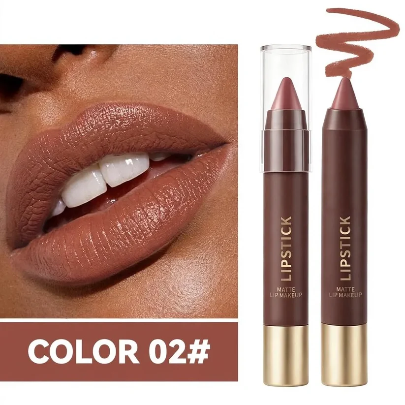 Matte Brown Lipstick, Suitable for All Skin Types 🤎