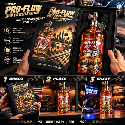 ⏳ Last Day 49% OFF – 25th Anniversary Street Racing Nitrous Tank Whiskey Decanter with Collector’s Box