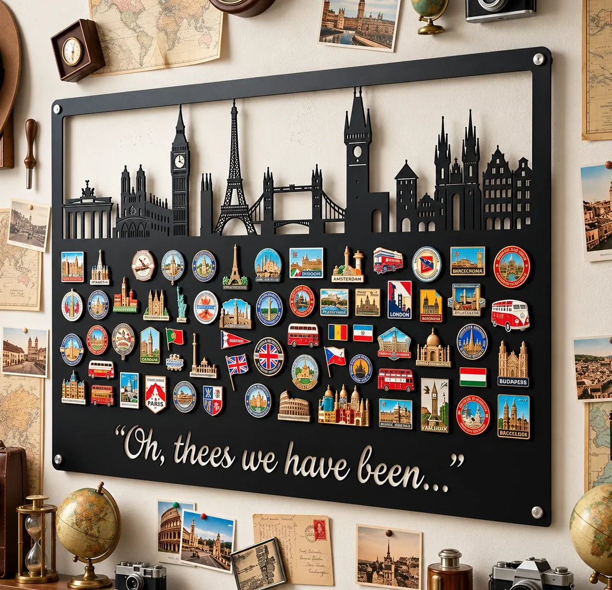 Travel Magnet Display Board