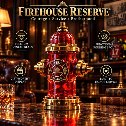 🔥HOT SALE🔥Firehouse Reserve™ — Firefighter Tribute Whiskey Decanter