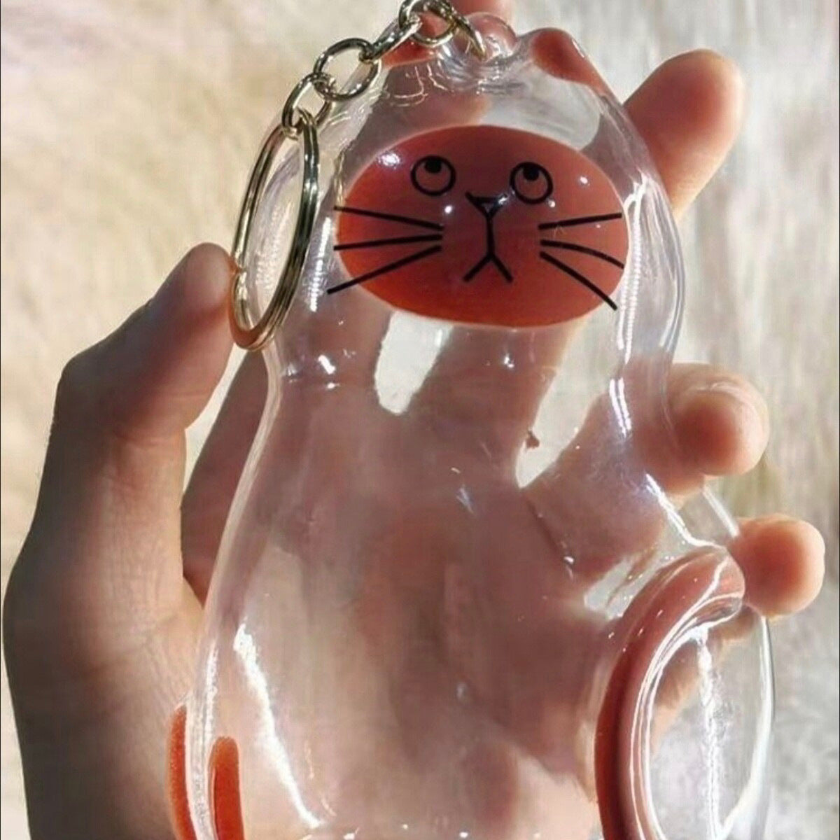 🐾Pet Hair Memorial Capsule Keychain