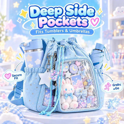 Crystal-Clear Window Starry Ita Bag
