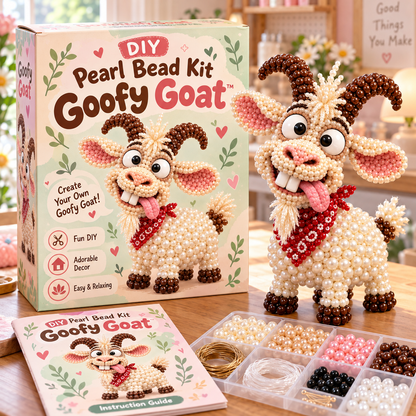 💖🐷 Pearl Oddballs™ – Funny 3D Animal Pearl Bead DIY Kit