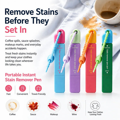 Portable Instant Stain Remover Pen for Clothes