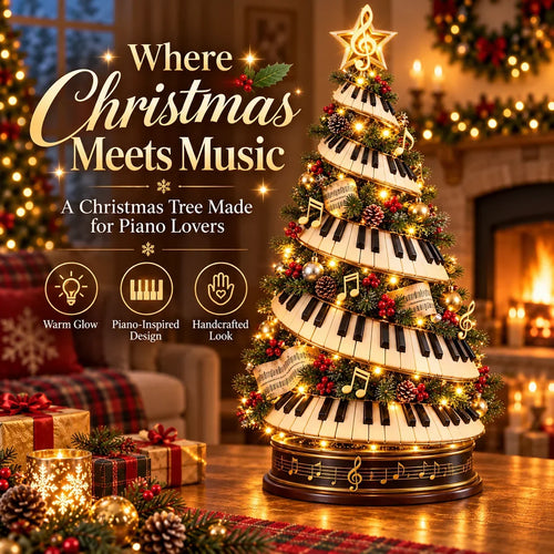 🎹🎄 Christmas in Every Key | Lighted Piano Tree ✨