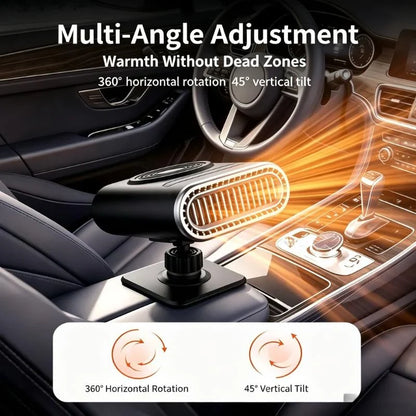 ❄️🚗 12V Portable Car Heater & Windshield Defogger – Compact Winter Car Heating Accessory 🔥✨