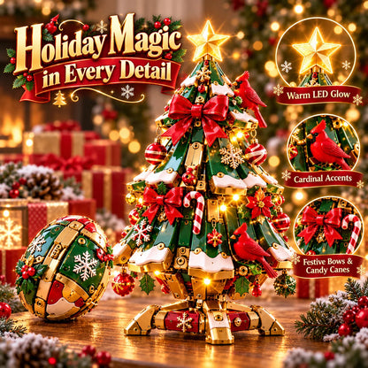 🥚🎄Egg-to-christmas Tree™ Magical Transforming Toy – Cardinal Christmas Tree Holiday Gift 🎁