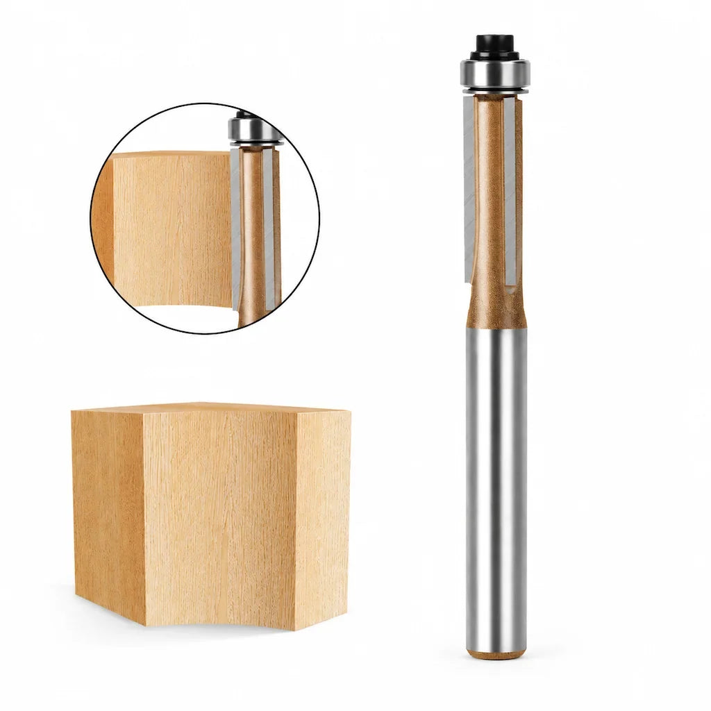 3-Flute Carbide Flush Trim Router Bit