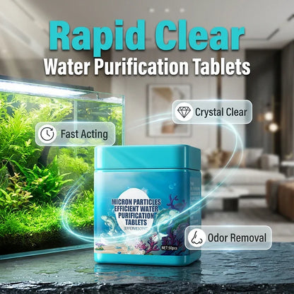 🔥Buy 2 Get 1 Free ✨High-Efficiency Aquarium Water Purification Tablets