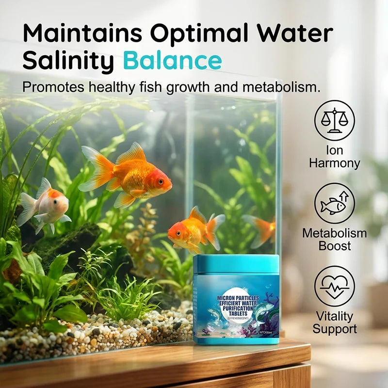 🔥Buy 2 Get 1 Free ✨High-Efficiency Aquarium Water Purification Tablets